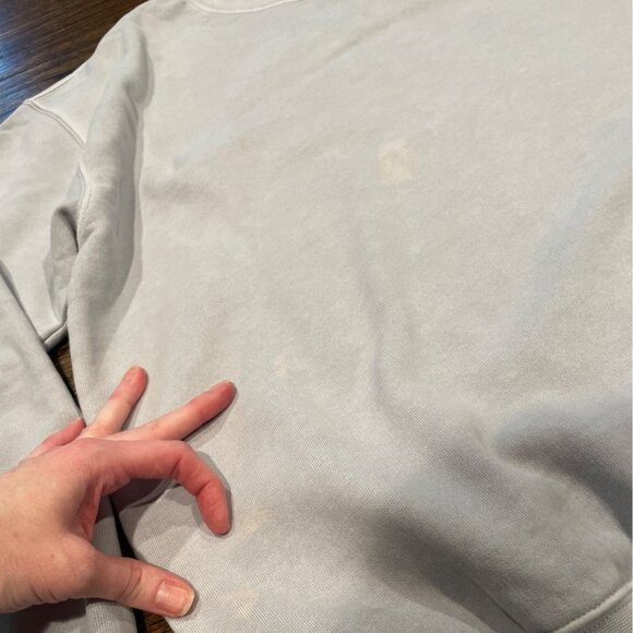 Madewell Men's Sz XS McCarren Midweight Crewneck Sweatshirt Blue Gray NK077 - Picture 6 of 13